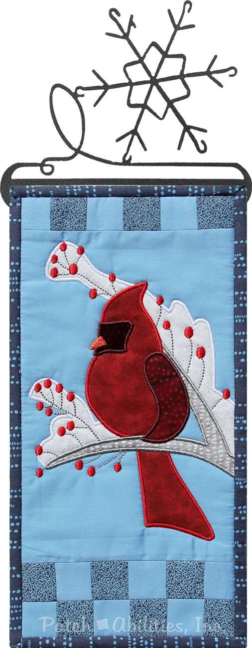 Adorable Winter Cardinal Machine Embroidery Pattern - Get Yours Now!