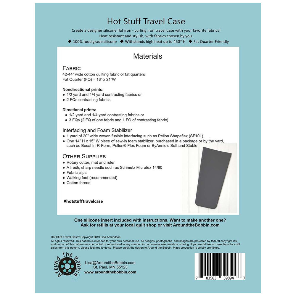 Hot Stuff Designer Travel Case for Hair Irons