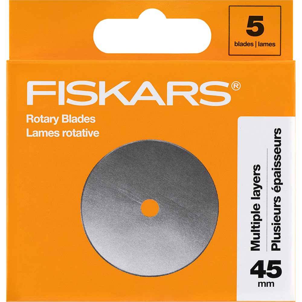 Fiskars 45mm Rotary Blades Pack of 5 - Get Precise Cuts!
