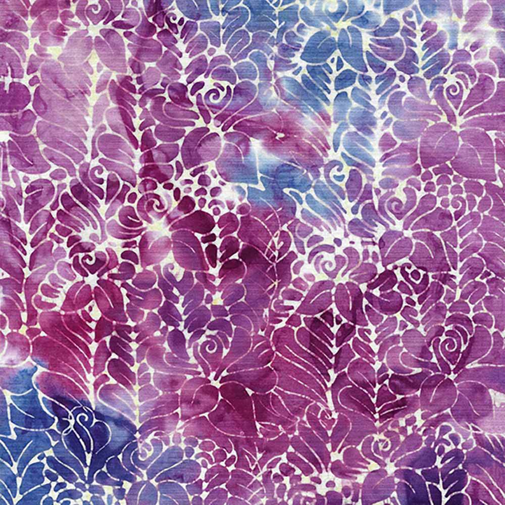 Island Batiks - Stunning Flower Blossom Neutral Ghost Batik Yardage