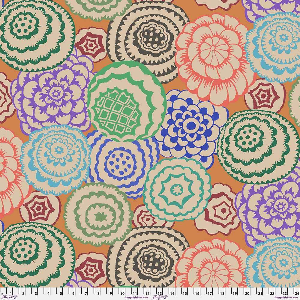 FreeSpirit's Kaffe Fassett Deco Antique Yardage - A Colorful Delight!