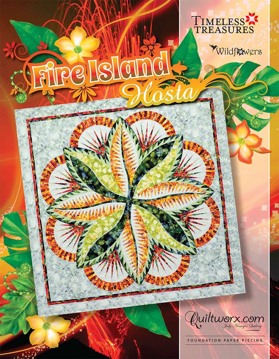 Stunning Fire Island Hosta Quilt Pattern by Judy and Brad Niemeyer