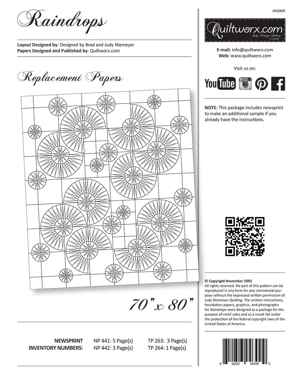 Judy Niemeyer's Enchanting Raindrops Replacement Papers