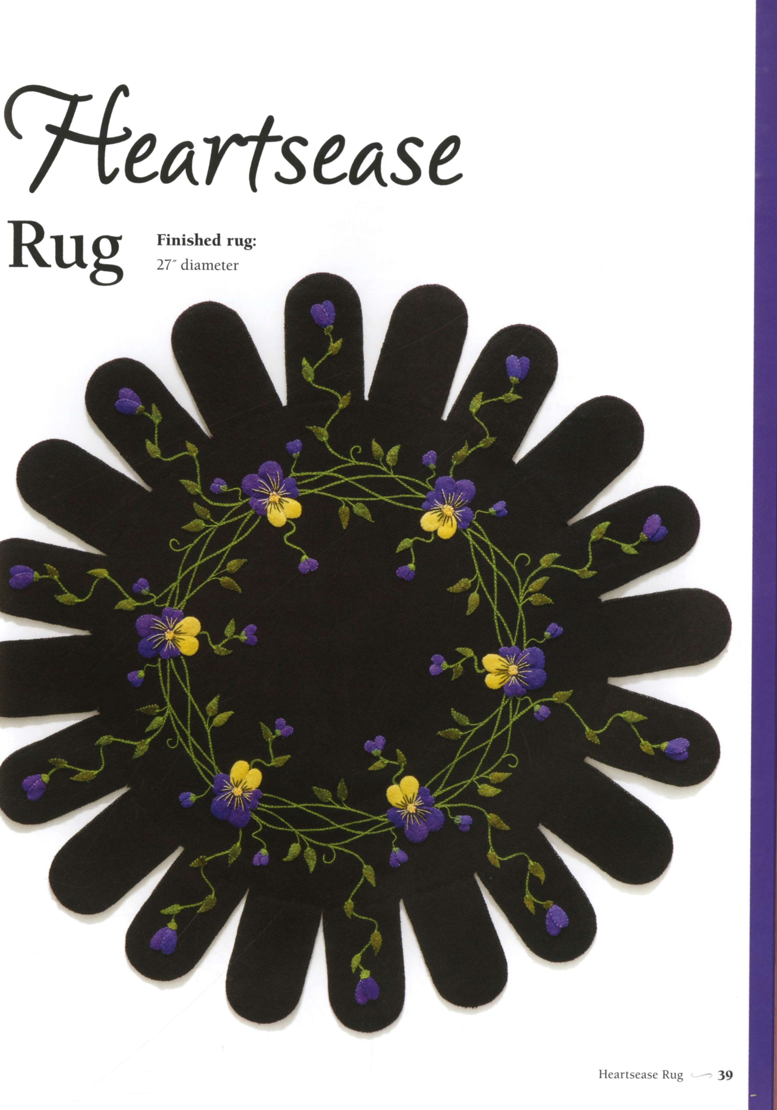 Stunning Wool Applique Softcover: Elevate Your Decor!