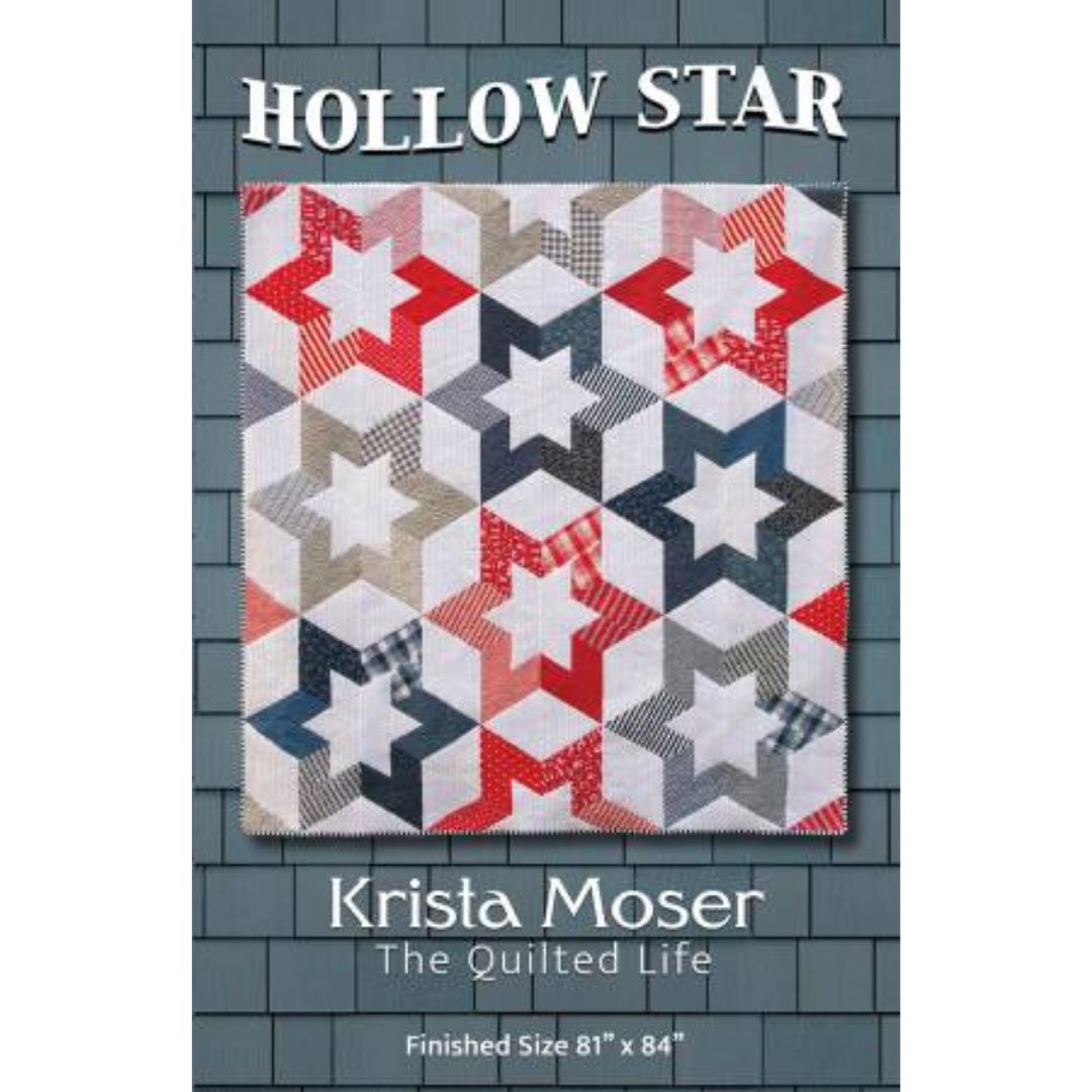 Stunning Hollow Star Pattern by Krista Moser of The Quilted Life