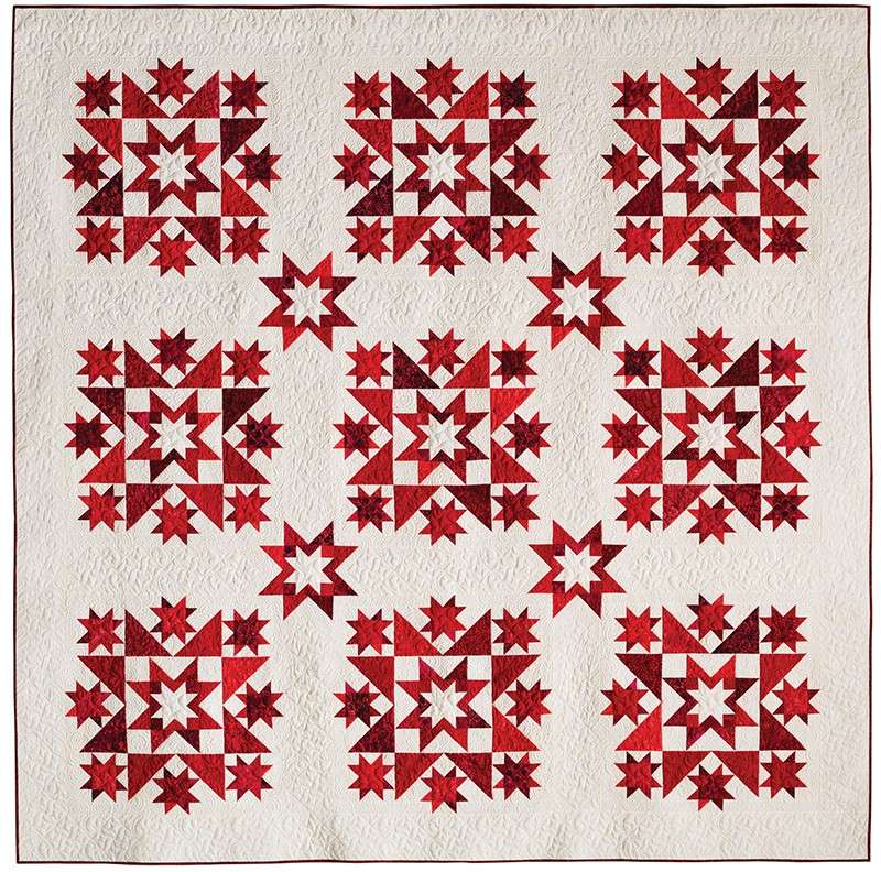 Stunning Red, White & Blue Star Quilts for Patriotic Hearts