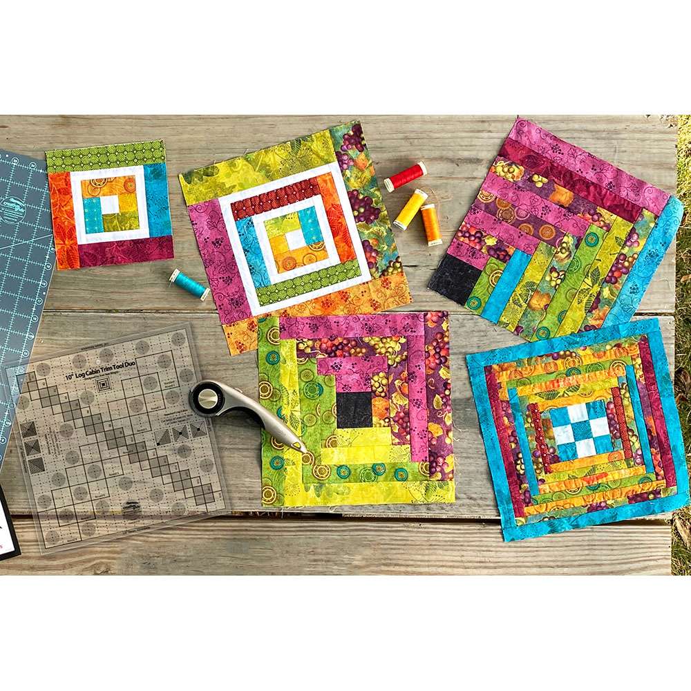 Creative Grids 10in Log Cabin Trim Tool Duo: Unleash Your Creativity!