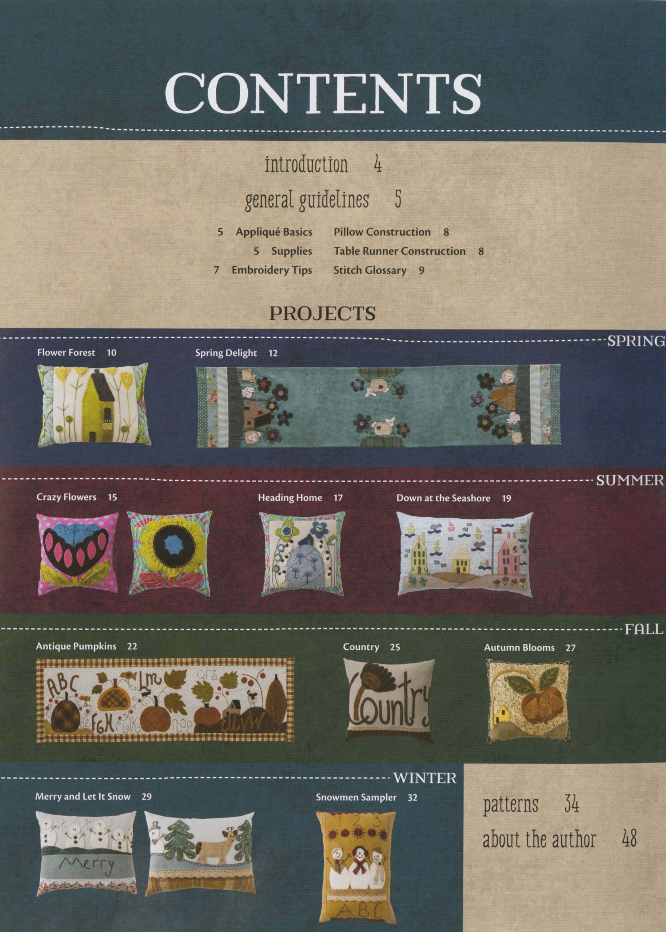 Charming Cozy Wool Applique Delights