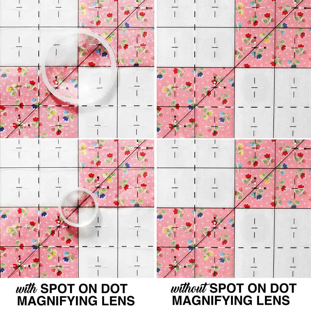 Gypsy Quilter's Spot - On Dot Magnifying Lens Set: Precision for Quilters!