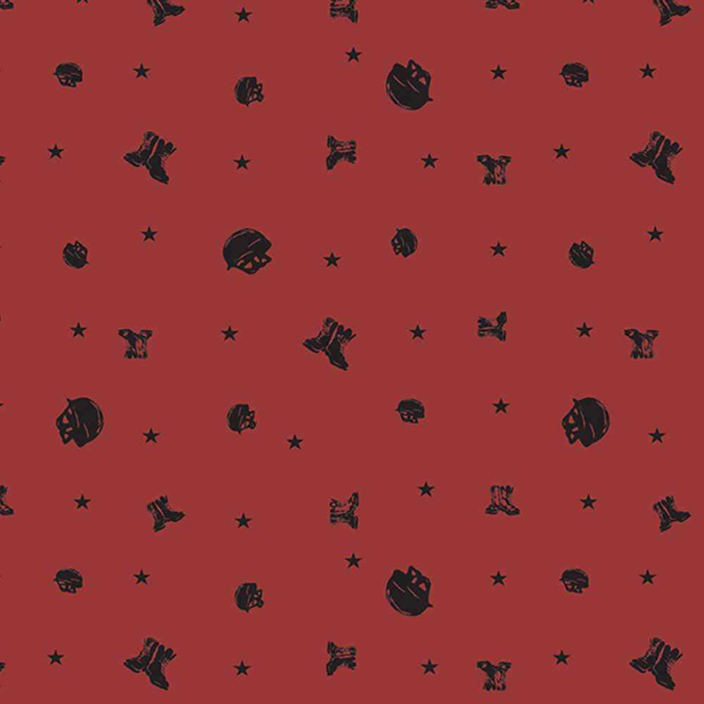 Riley Blake's 'Coming Home' - Vicki Gifford's Elite Soldiers Red Fabric Yardage