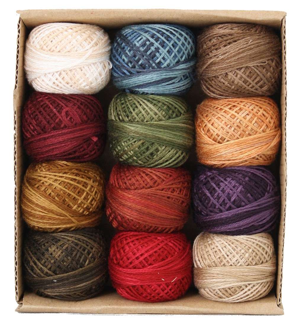 Valdani 3-Strand Ball Floss 30yd: Stunning Artist Palette Collection with 12 Gorgeous Colors