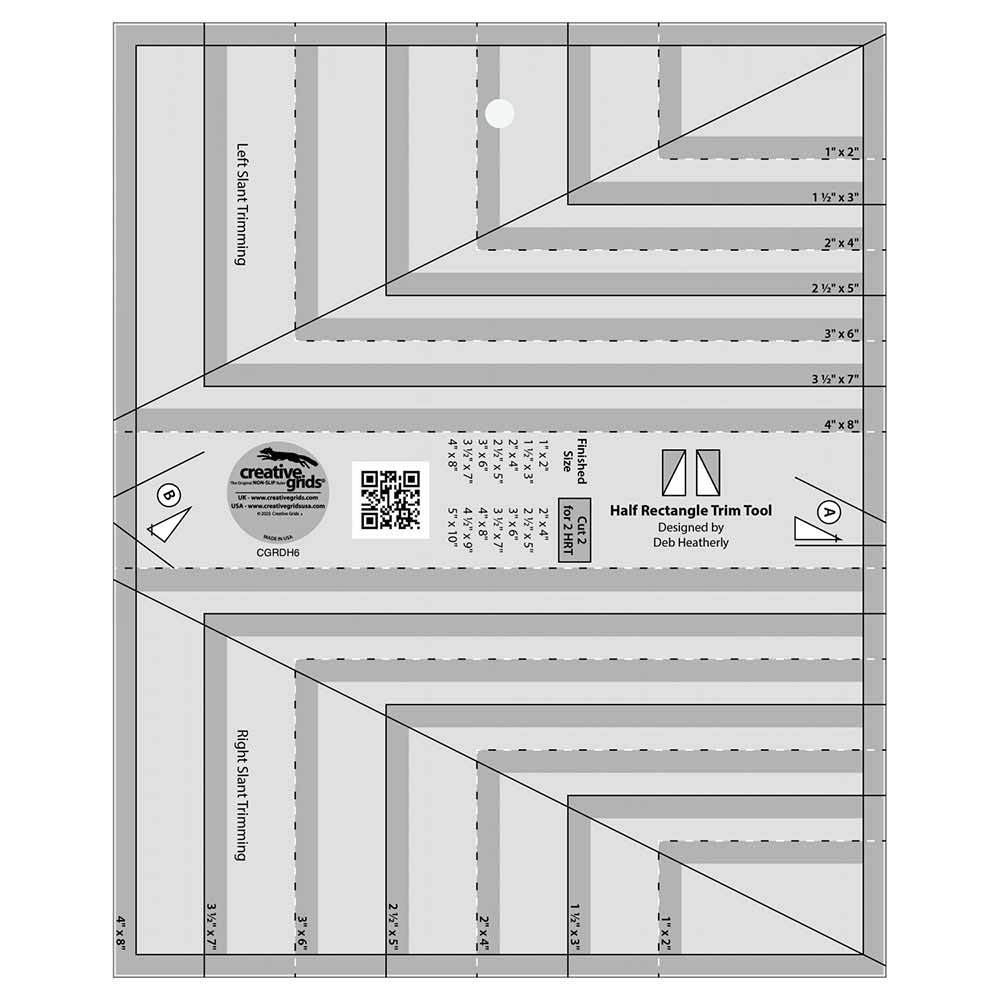 Creative Grids Amazing Half Rectangle Trim Tool