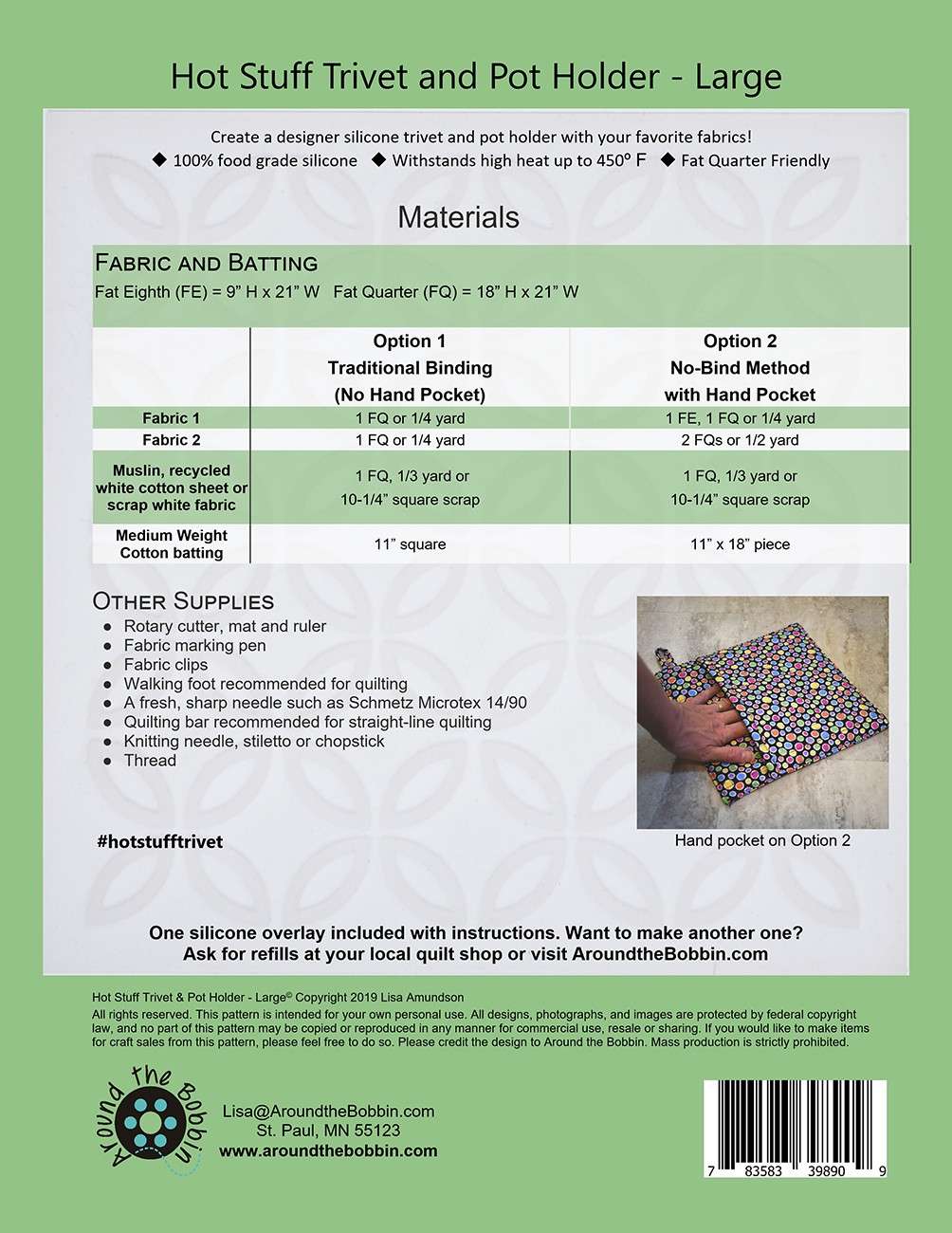 Hot Stuff: Stunning Large Pattern Trivet and Pot Holder Set