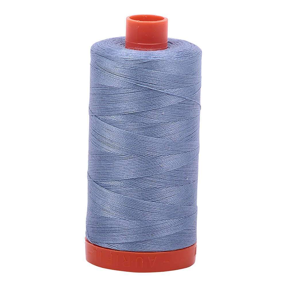 Gorgeous Slate 50wt Aurifil 100% Cotton Mako Thread - Large Spool with 1,422 Yards!