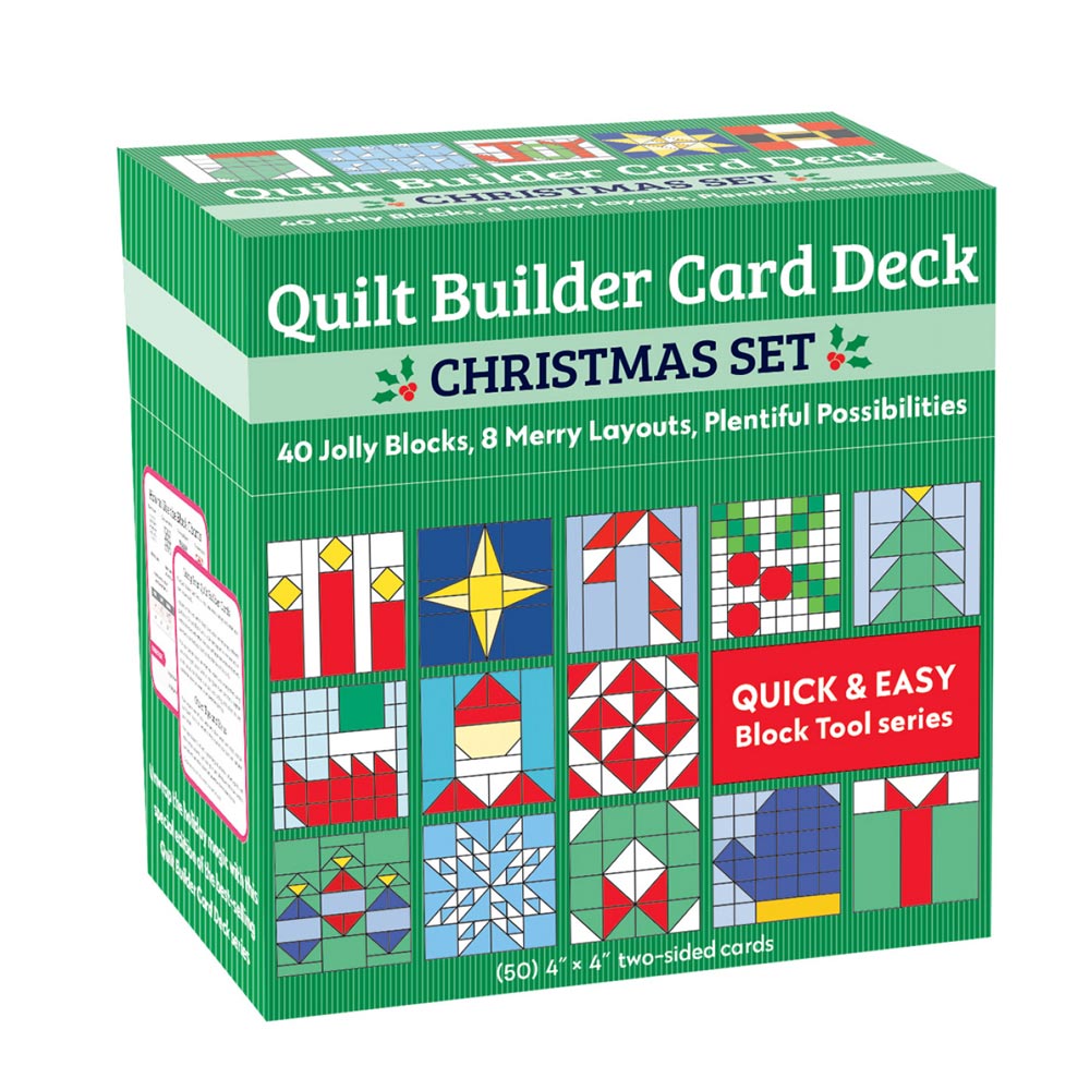 Festive Quilt Builder Card Deck Christmas Set