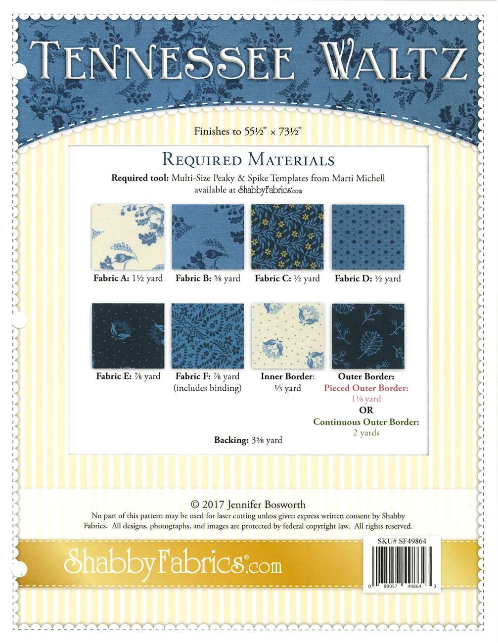 Jennifer Bosworth's Enchanting Tennessee Waltz Quilt Pattern