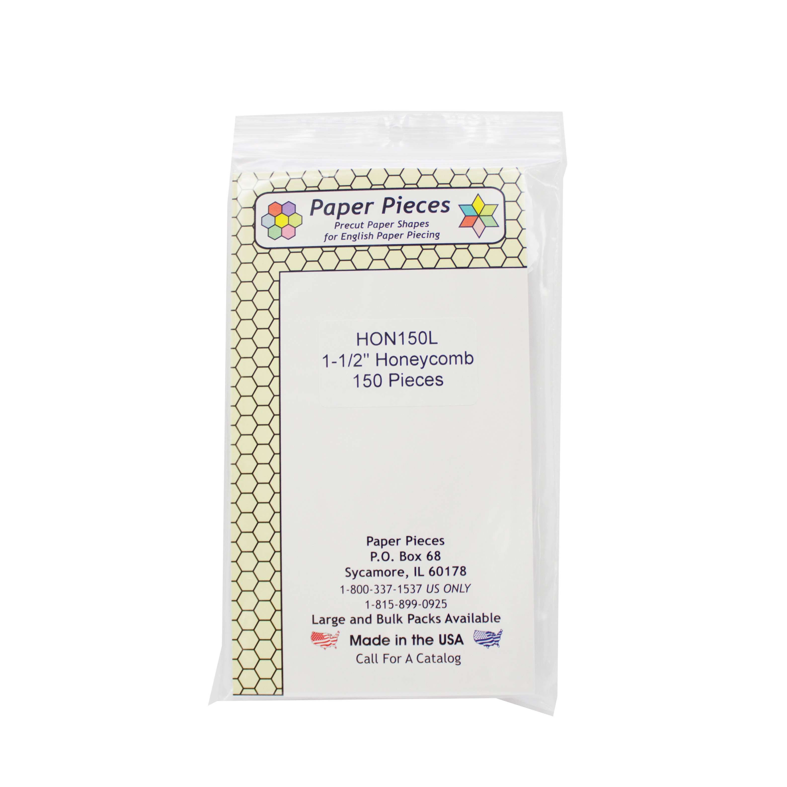 Amazing 1-1/2in Honeycomb Pack - 150 Large Pieces!