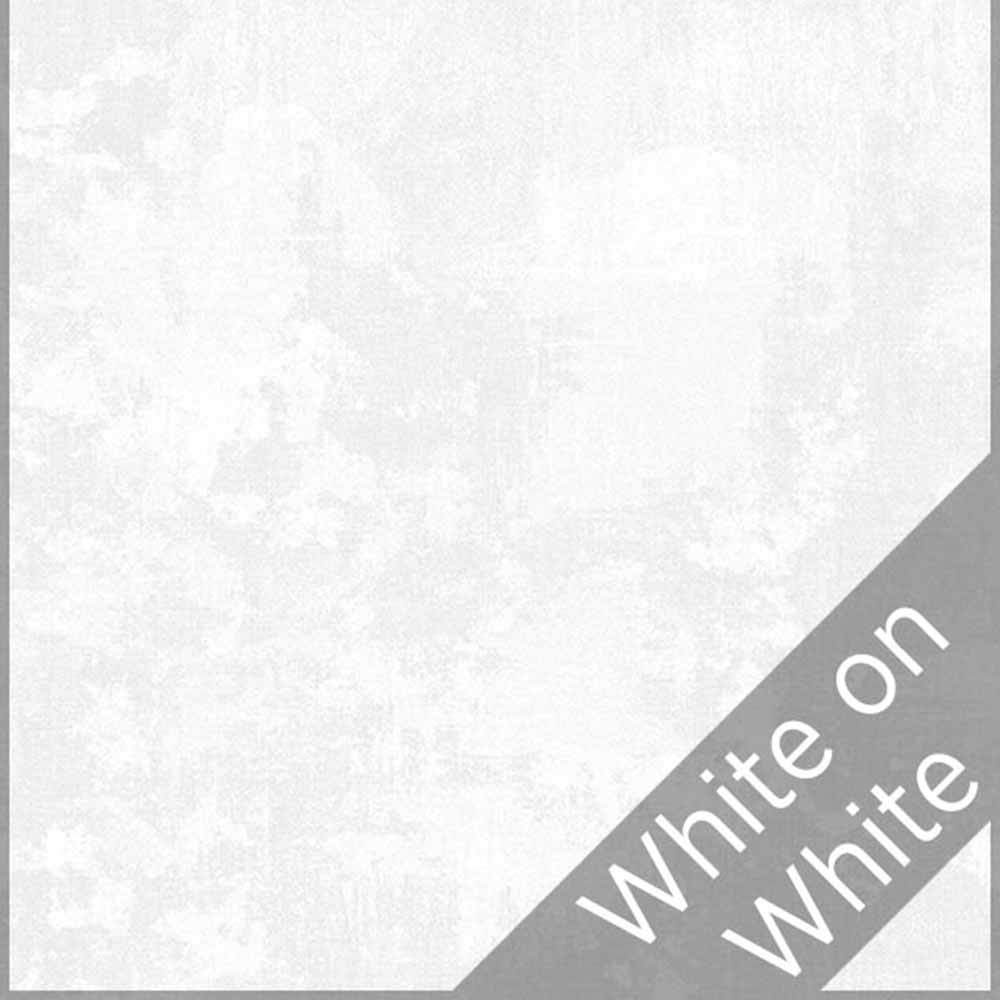 Gorgeous Wilmington Prints - Dry Brush White-on-White Fabric, 108-Inch Wide, By the Yard