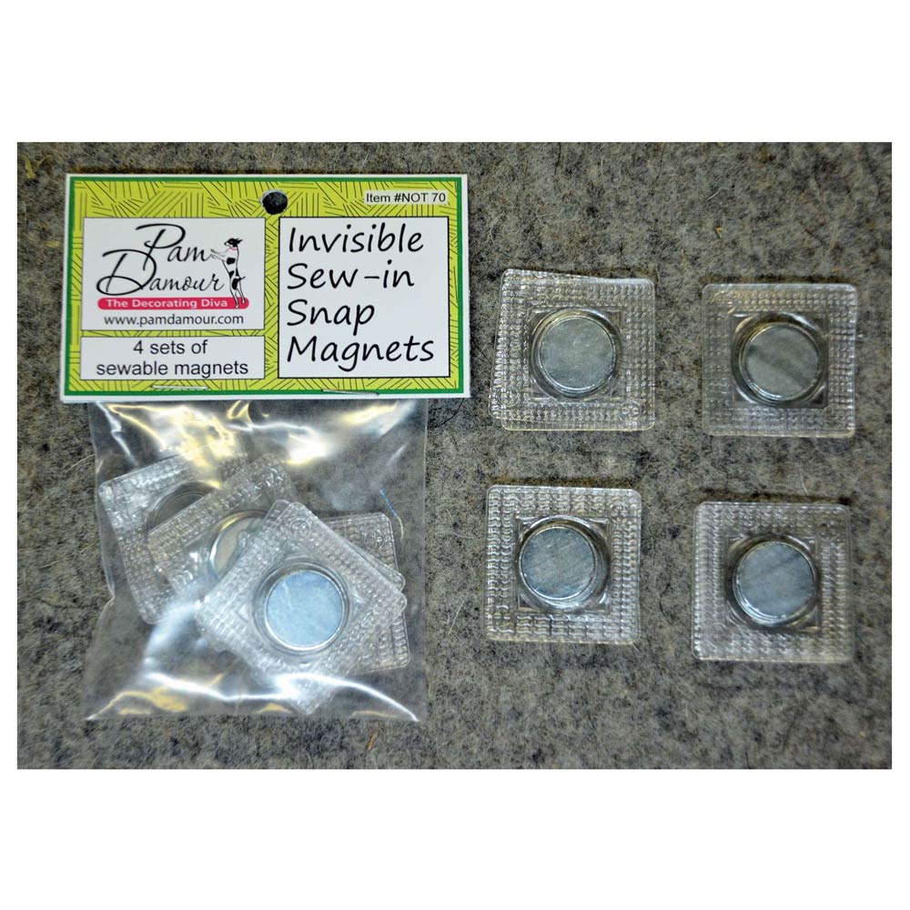 Invisible Sew-in Magnets for Bags and Wallets