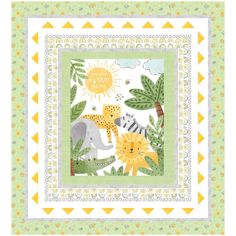 Center Stage Sunny Safari Kit by The Sweet Tea Girls and Northcott - A Delightful Quilting Adventure!