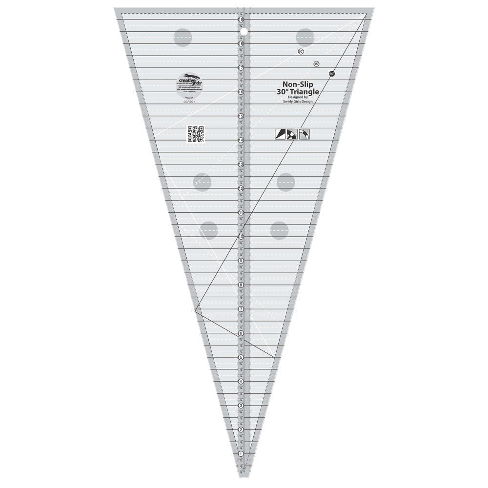 Creative Grids Stunning 30 Degree Triangle Ruler