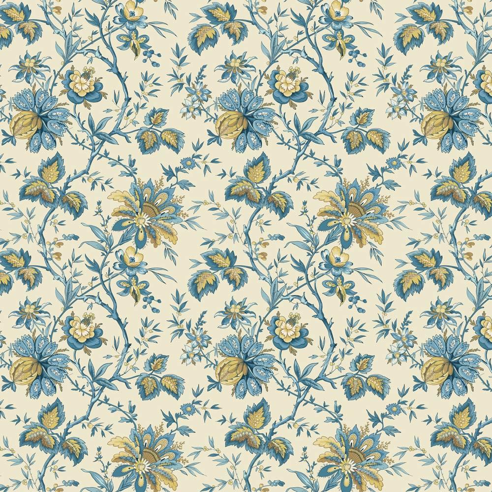 Andover's Beach House Jacobean Floral 108-Wide Fabric by the Yard - A Must-Have!