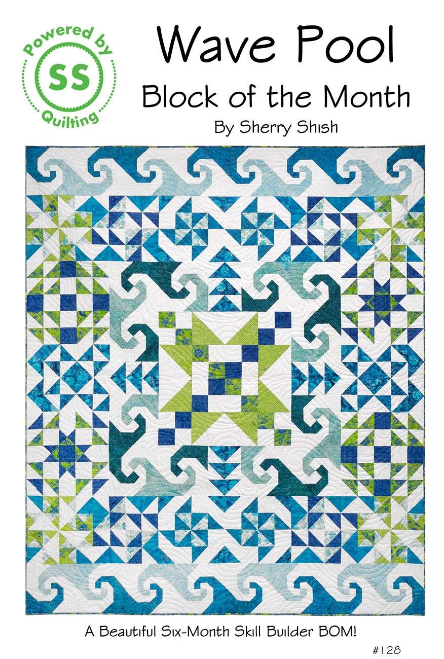 Wave Pool Block of the Month Pattern - Exclusive & Beginner-Friendly!