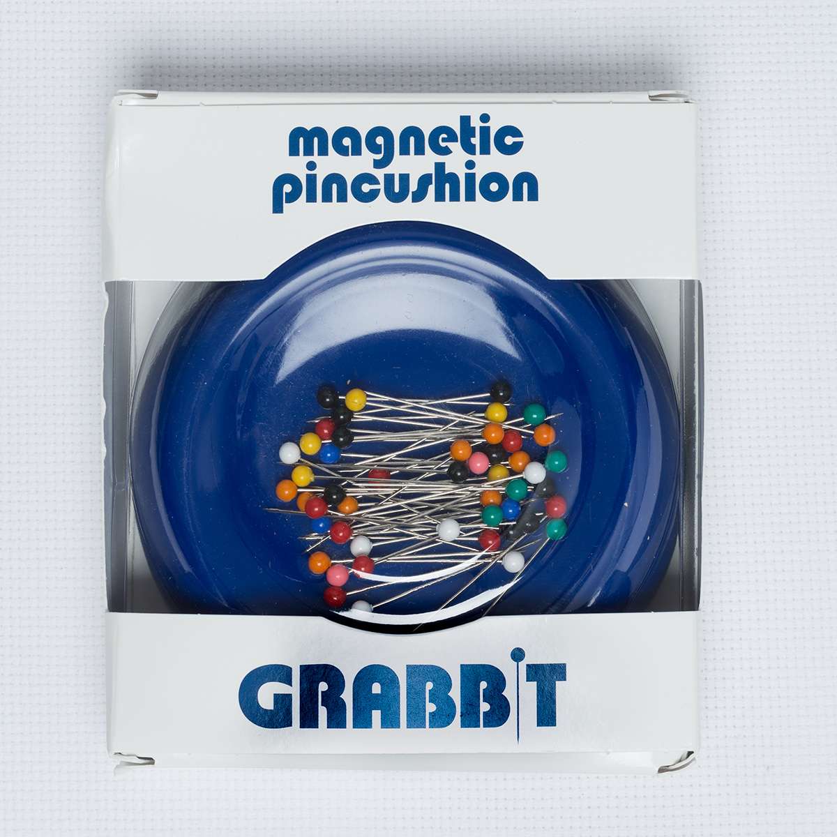 Grabbit Blue Magnetic Pincushion - A Must - Have for Sewing!