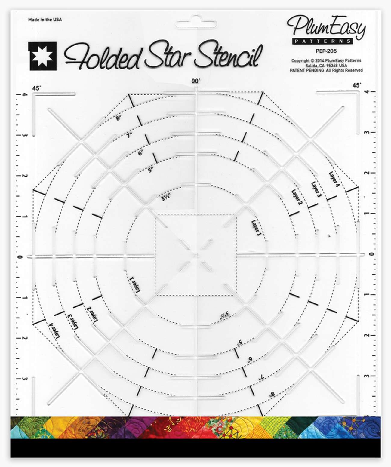 Incredible Folded Star Stencil - A Sewing Must-Have!