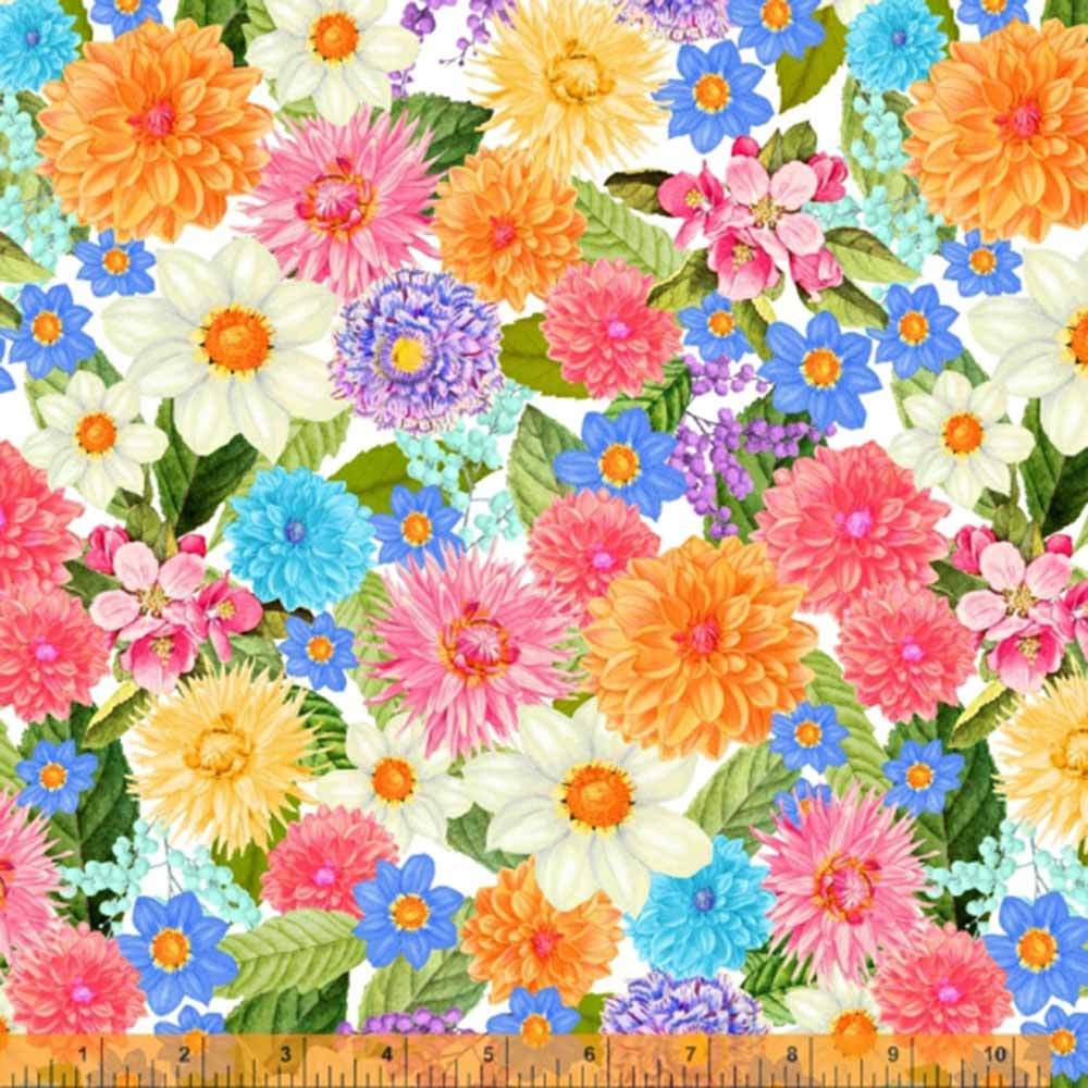 Windham Fabrics - Flower Bed - 108 Wide Yardage: A Must - Have!