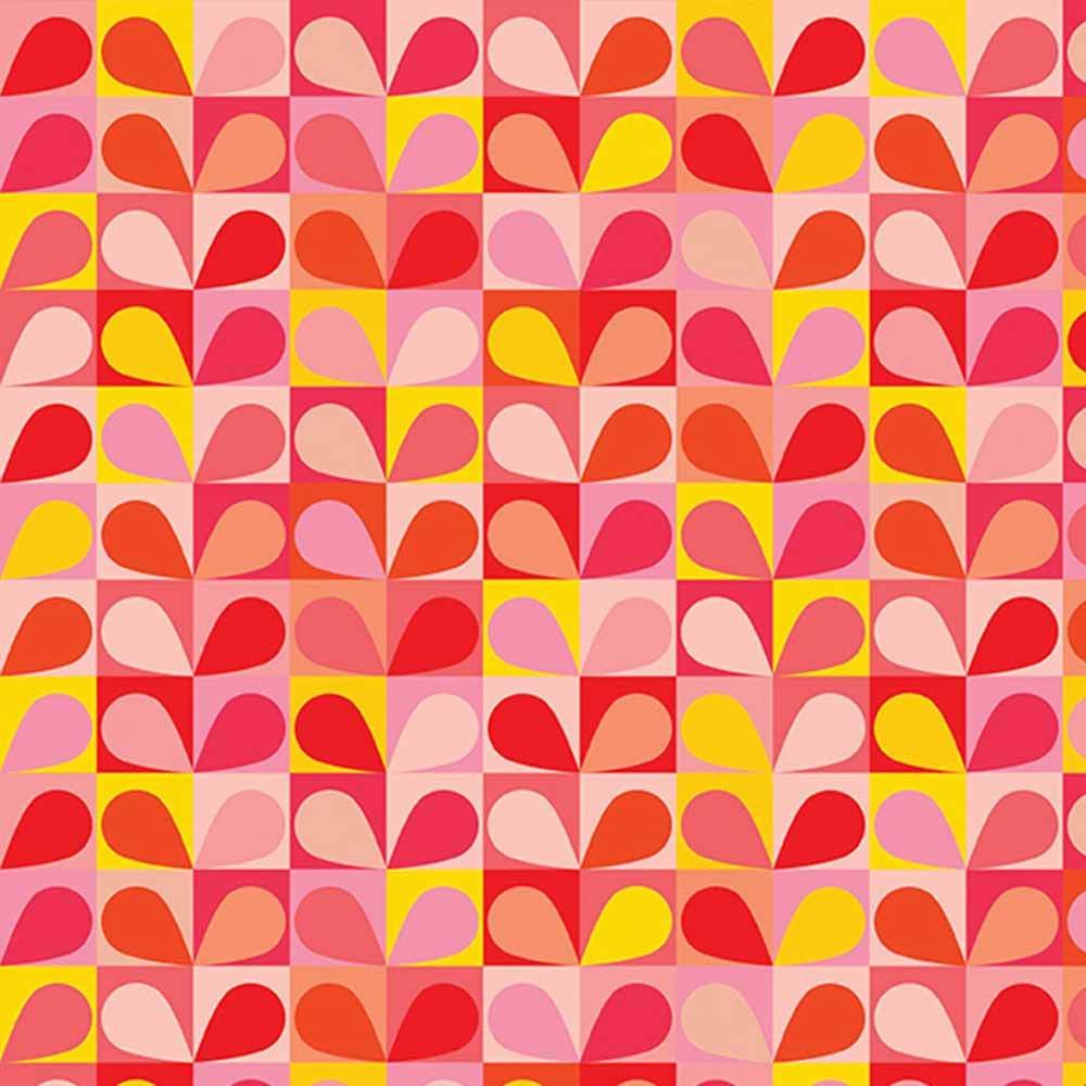 Riley Blake's Copacetic by Julia Frazier - Strawberry Salad Pink Yardage: A Must-Have!