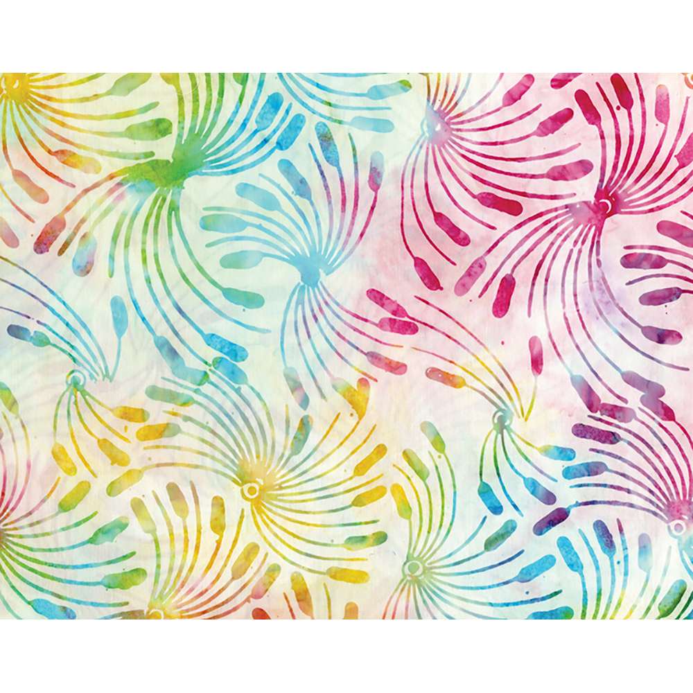 Bali Sweet Sorbet Rainbow 108-Wide 3-Yard Backpack Fabric