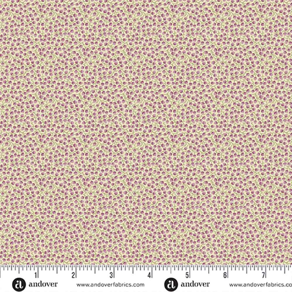 Andover Fabrics - Stunning Dahlia Collection by Laundry Basket Quilts: Daylilies & Pansies Yardage