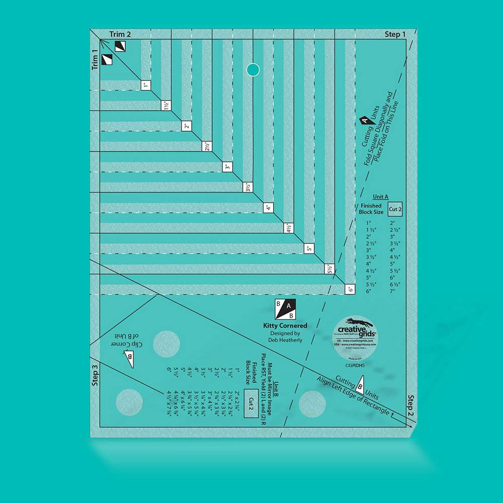 Creative Grids Amazing Kitty Cornered Ruler