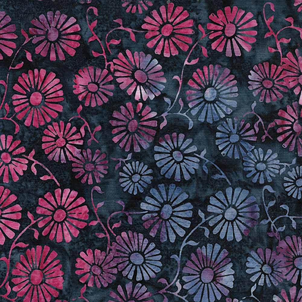Island Batiks Daisy-Blue Storm Yardage - A Must-Have for Creators!