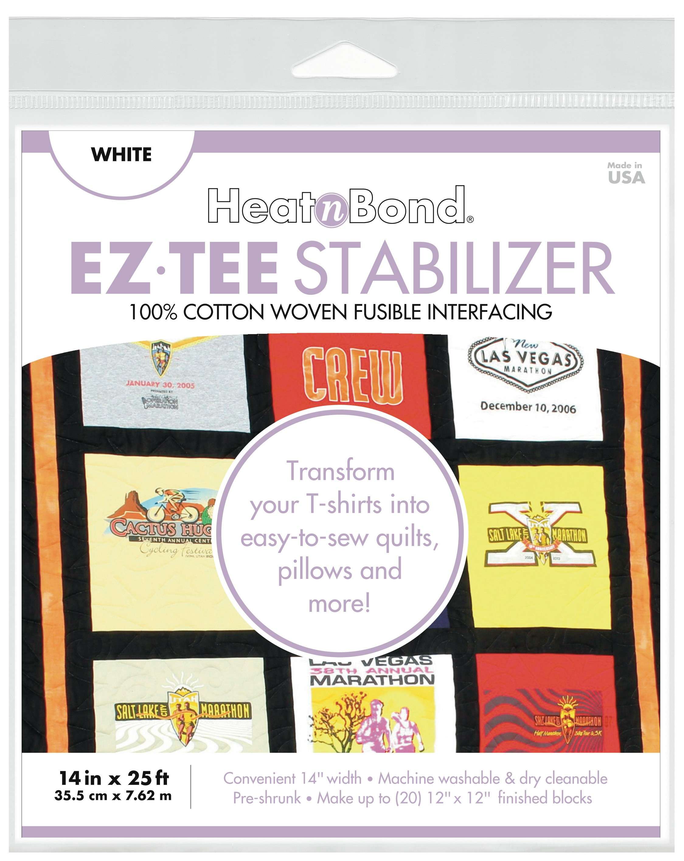 HeatnBond EZ Tee Stabilizer - White 14in x 25ft: Your Sewing Essential!