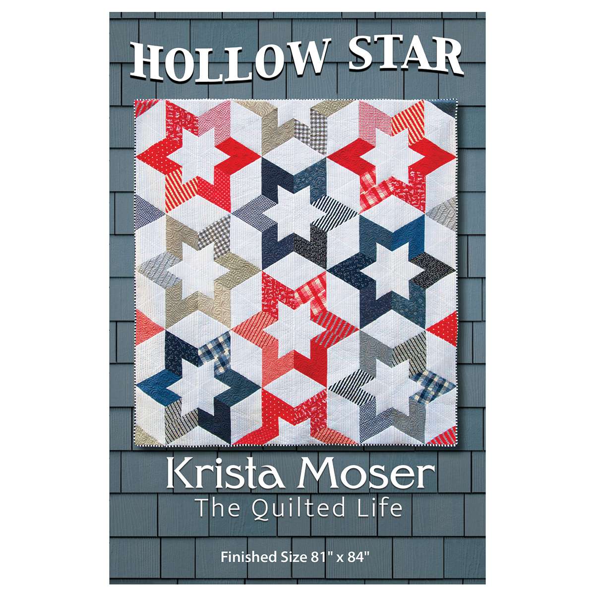 Stunning Hollow Star Pattern by Krista Moser of The Quilted Life