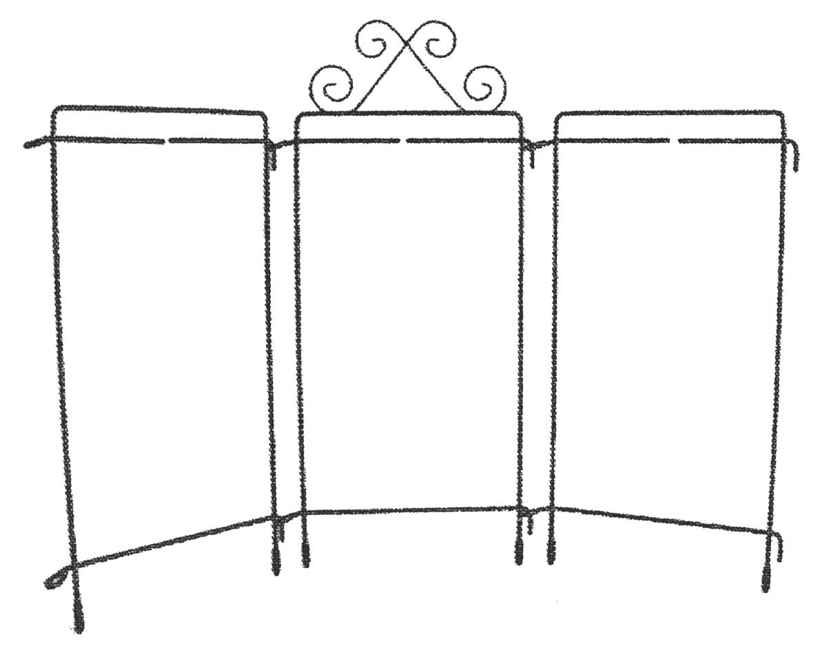 Stunning 6in x 12in White Table Top Tri - Stand for Eye - Catching Displays