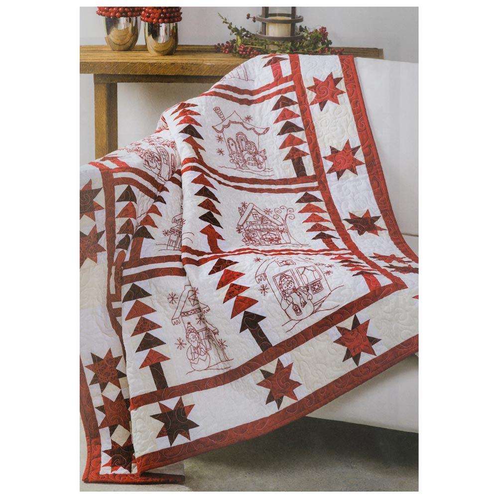 Redwork Blizzard Buddies: Your Snow Village Quilting Guide