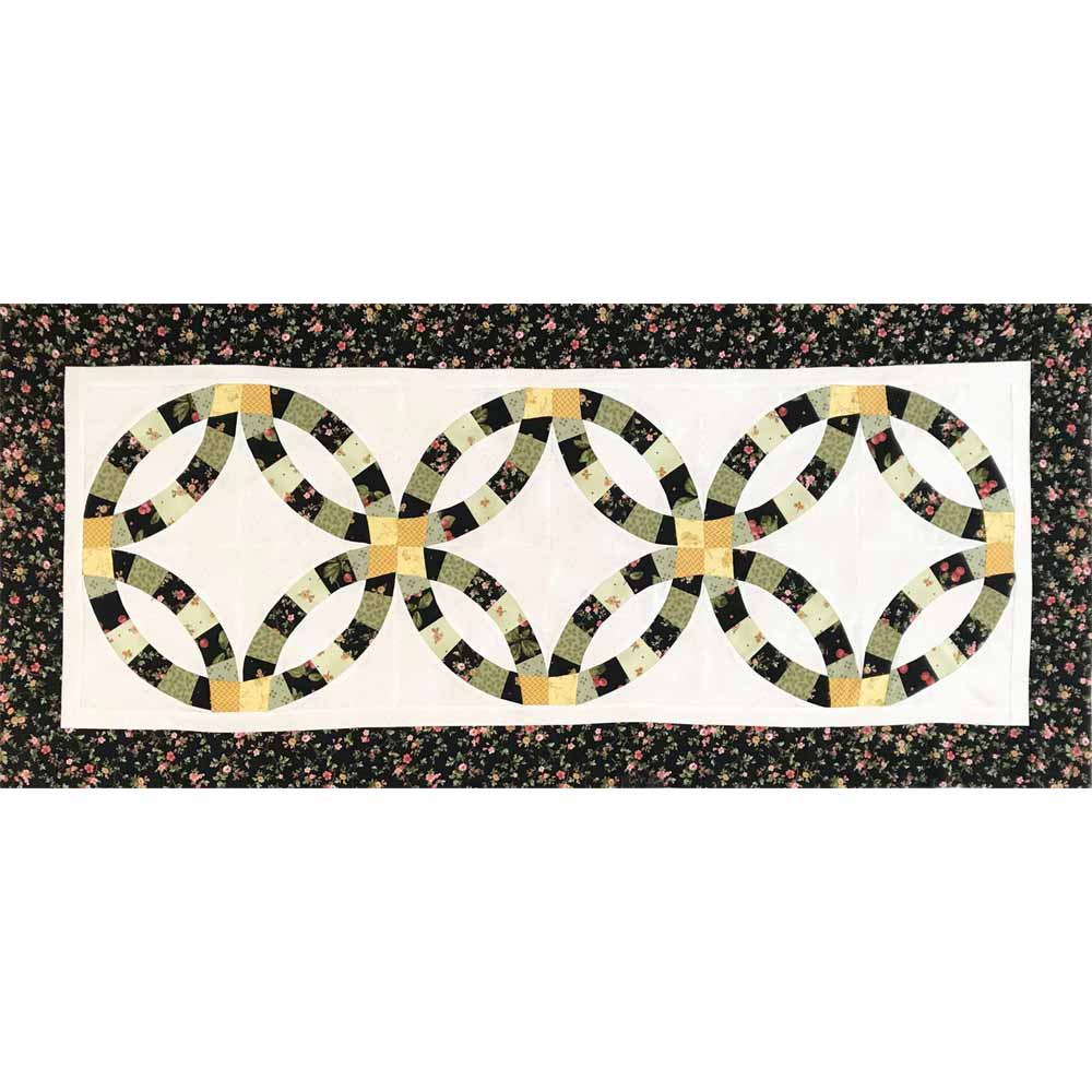 Slit N Sew Double Wedding Ring Template Set: Simplify Your Piecing!