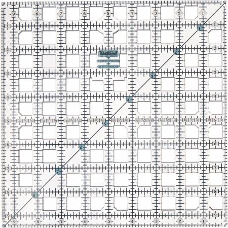 Gorgeous 9-1/2in x 9-1/2in TrueCut Quilting Ruler - Get Precise Cuts Now!