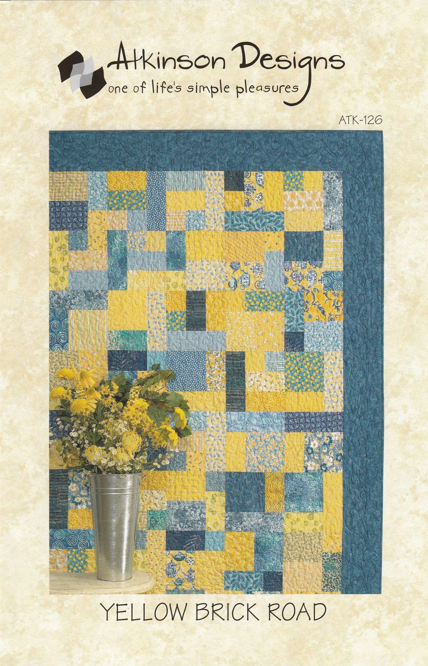 Enchanting Yellow Brick Road Pattern