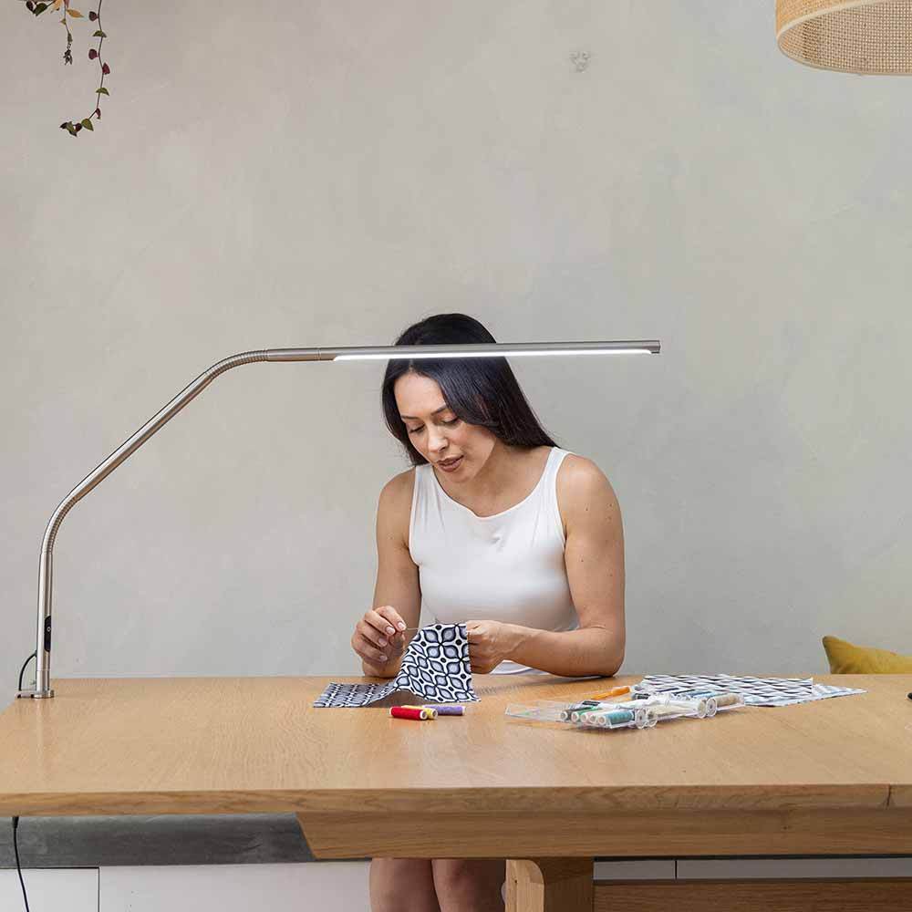 Slimline 4 Brushed Steel Table Lamp: The Ultimate Lighting Solution