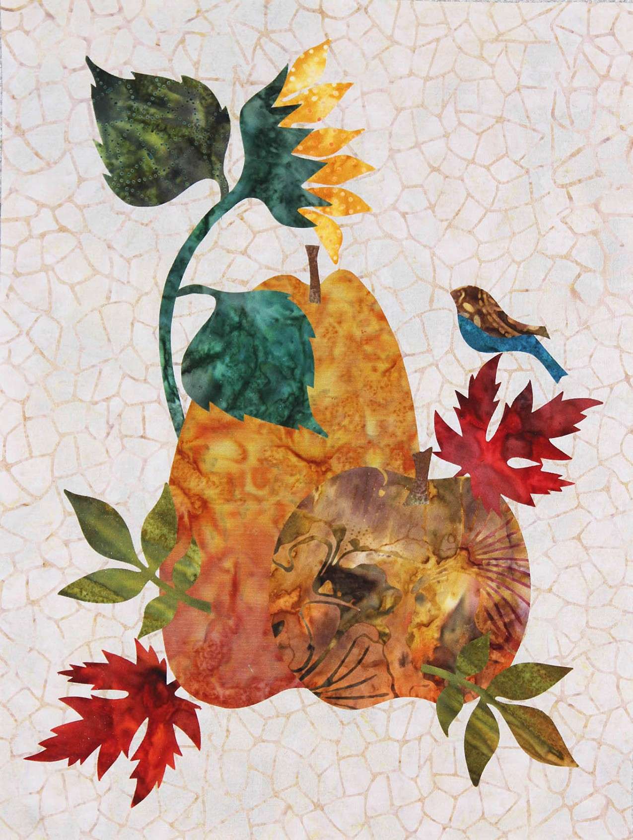 Edyta Sitar's Seasonal Silhouettes Block 10: Pre-Cut Applique Shapes - A Crafter's Delight!