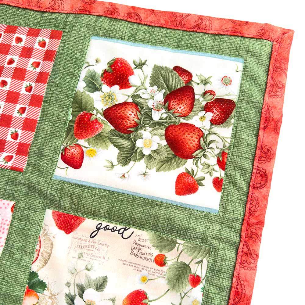 Berry Sweet Quarter Tiles Quilt Kit by Ladee Bug Design - Timeless Treasures: A Sweet Quilting Delight!