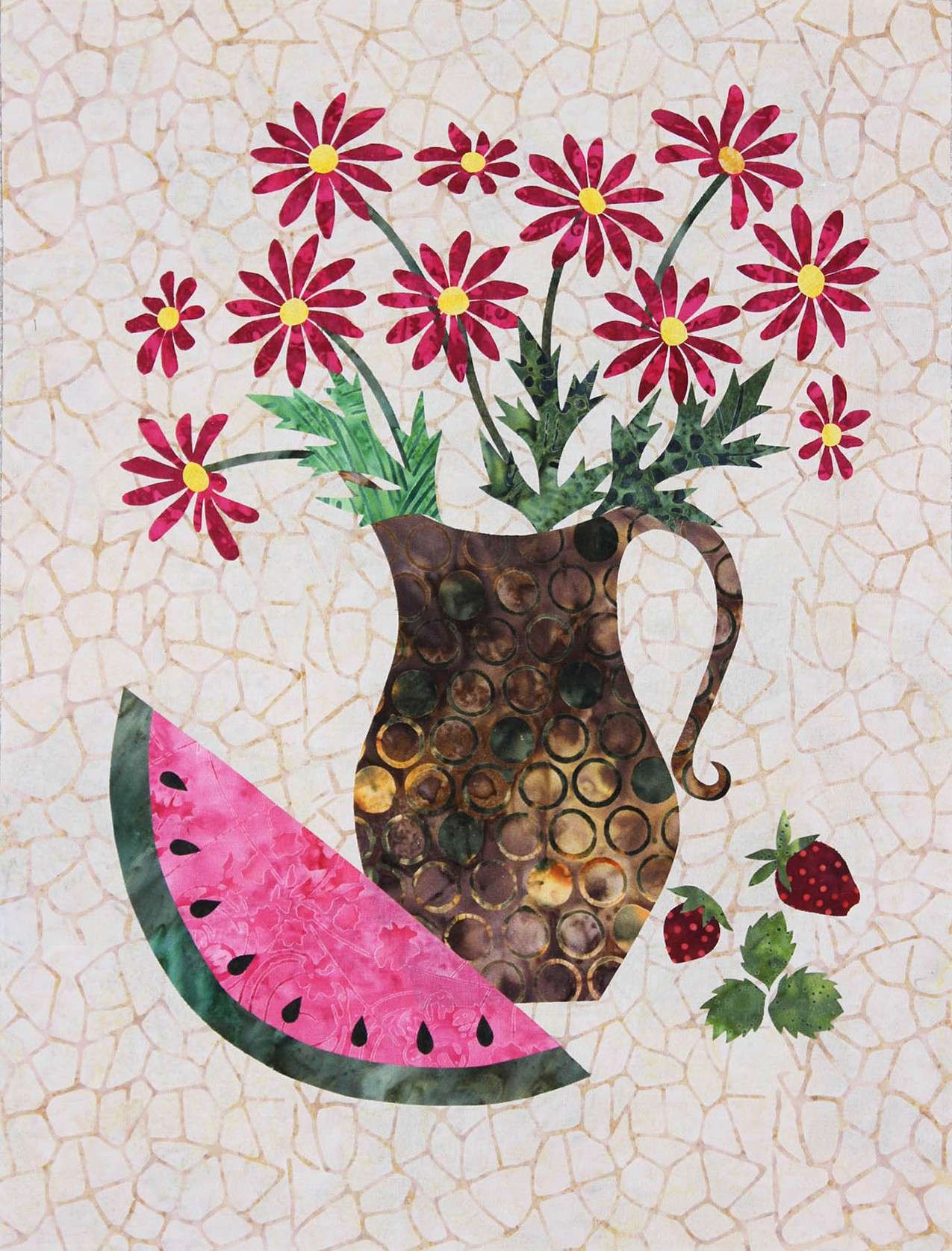 Edyta Sitar's Seasonal Silhouettes Block 6: Pre-Cut Applique Shapes