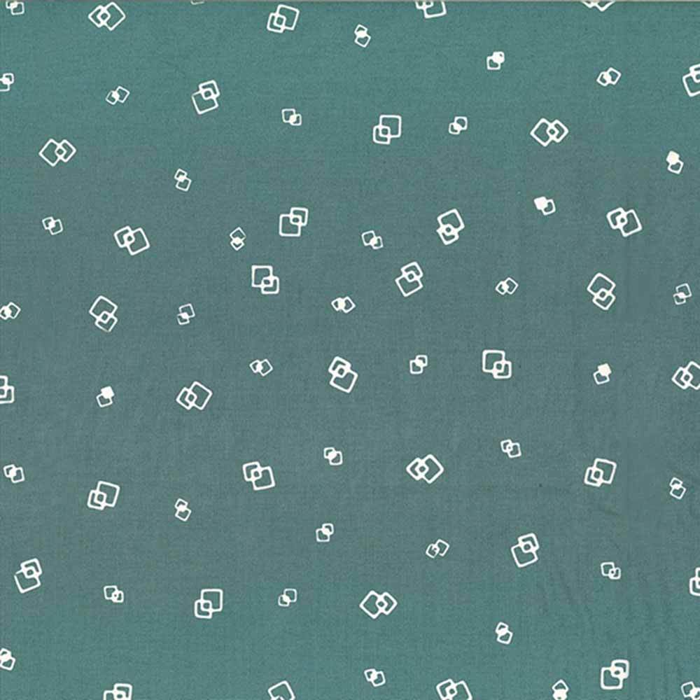 Hoffman Fabrics' Hand Dyed Indah Batiks - ME+YOU by Sarah Sharp: Interlocking Frames in Steel - 2-Yard Cut - A Must-Have!