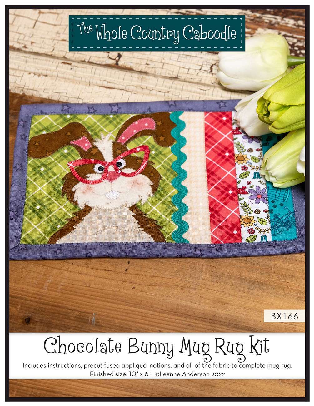 Delicious Chocolate Bunny Mug Rug Kit - A Must-Have!