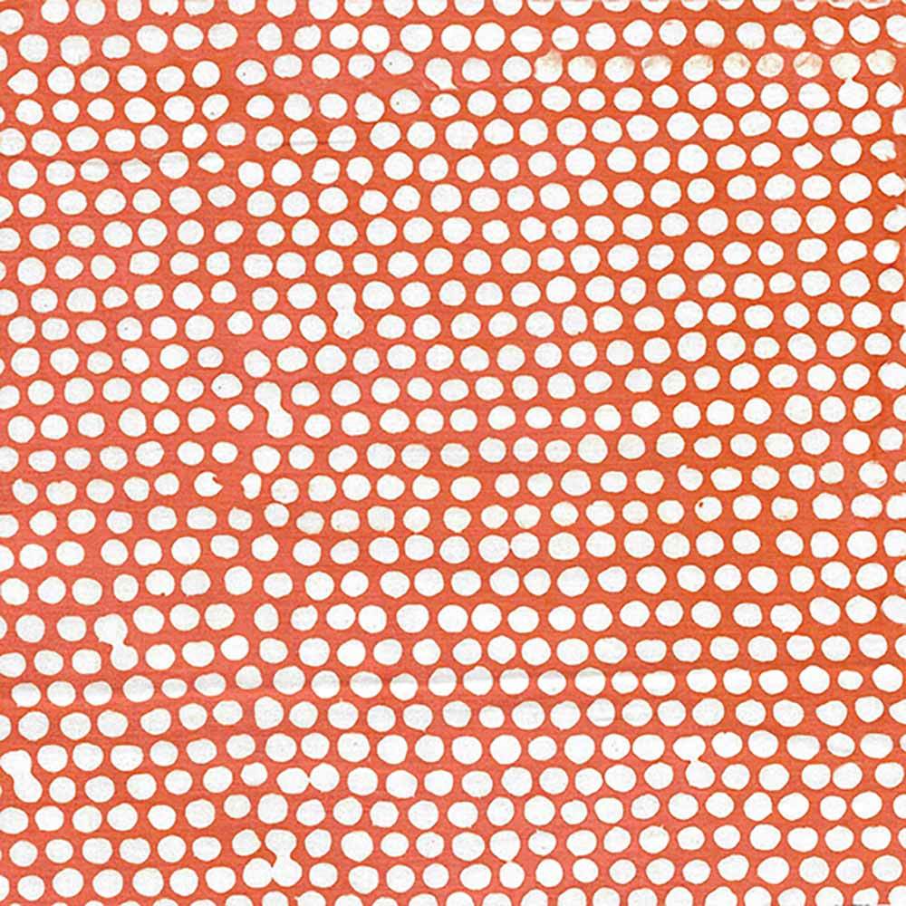 Island Batiks - Irresistible Red Candy Polka Dot Fabric by the Yard