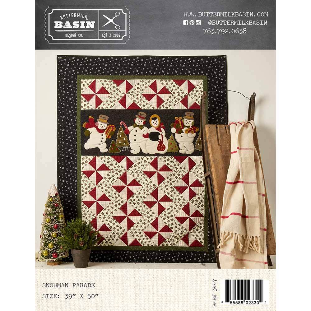 Enchanting Snowman Parade Pattern